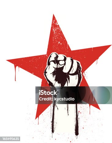istock Revolution stencil 165495635