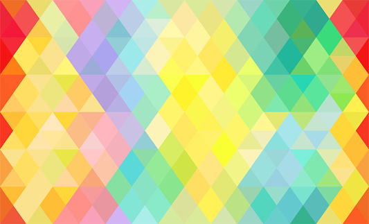 Rhombus bright color rainbow. Geometric hipsters decorative background.