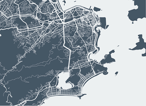 Rio De Janeiro city map