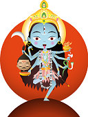 Hindu Goddess kali.