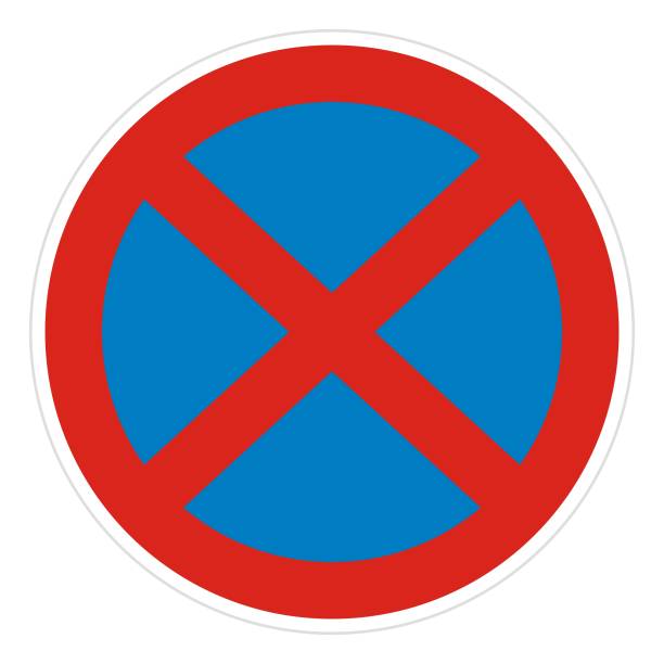 REAL NO STOPPING OR STANDING STREET TRAFFIC SIGNS 