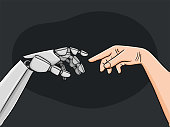 istock Robotics Concept Vector Illustration 1371552132
