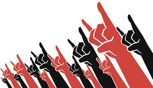 Rock On! Rock on hand gesture. Great for poster. Available in EPS8 and JPEG. rock music stock illustrations