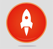 istock Rocket icon 1034198218