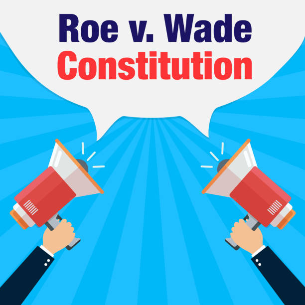 판결 문 대 웨이드 - roe vs wade stock illustrations
