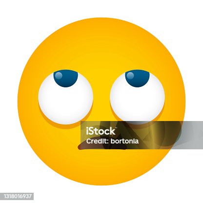 istock Rolling Eyes Emoji Icon 1318016937