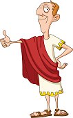 istock Roman emperor with thumb up 538159194