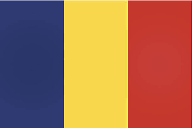 Romania or Romanian Flag EPS and JPEG romania stock illustrations