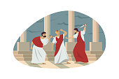 istock Rome, history, conspiracy, assassination concept 1276599120