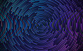 Round circling abstract looping spiral background.