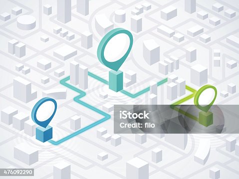 istock Route Planning Directions and Locations 476092290