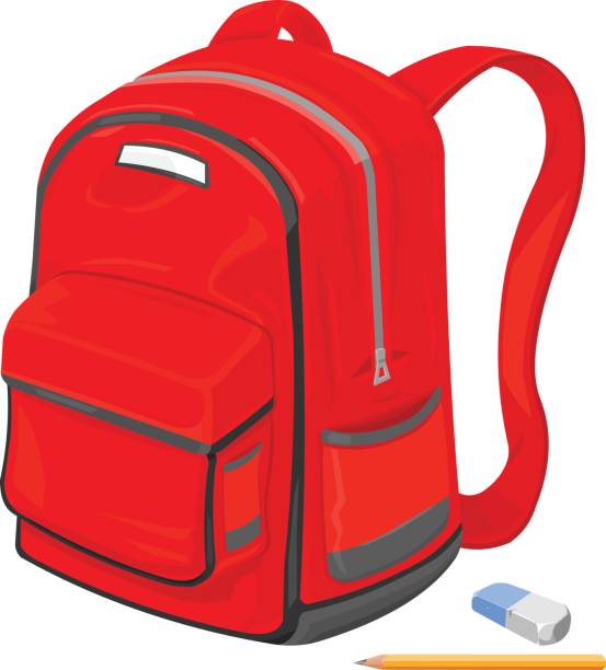 Best Zipping Backpack Illustrations, Royalty-Free Vector Graphics ...
