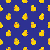 istock Rubber Ducks Seamless Pattern 1397099748
