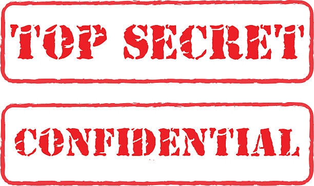 Rubber stamps top secret and confidential vector Rubber stamps top secret and confidential vector top secret stock illustrations