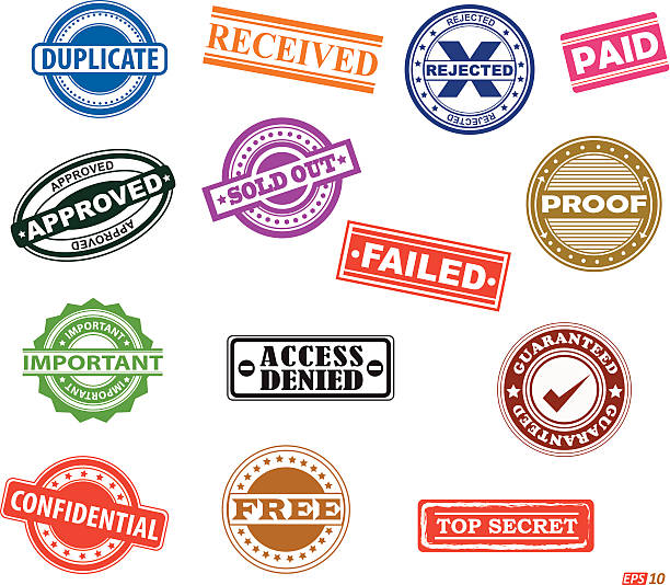Confidential Stamp Illustrations, Royalty-Free Vector Graphics & Clip