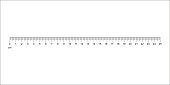 Metric Centimeter size indicators. Vector EPS10