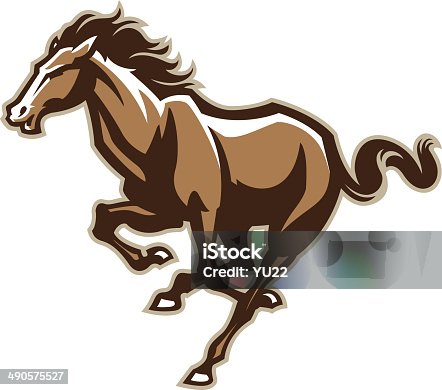 istock Running Horse 490575527