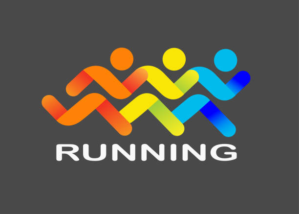running logo - 馬拉松 幅插畫檔、美工圖案、卡通及圖標