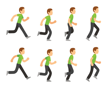 Running man animation