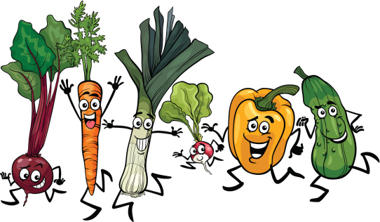 Illustration De Dessin Animé Légumes De Course Vecteurs libres de droits et  plus d'images vectorielles de Légume - iStock