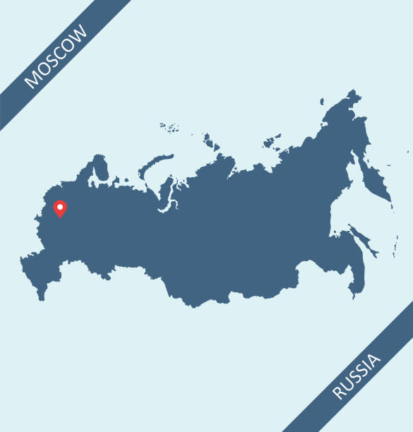 ilustrações de stock, clip art, desenhos animados e ícones de russia map - kemerovo