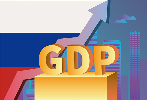 Russia's GDP rises,