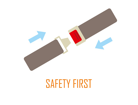 Safety belt vector illustration