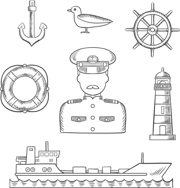 Navy Officer Drawing Stock Photos, Pictures & Royalty-Free Images - iStock