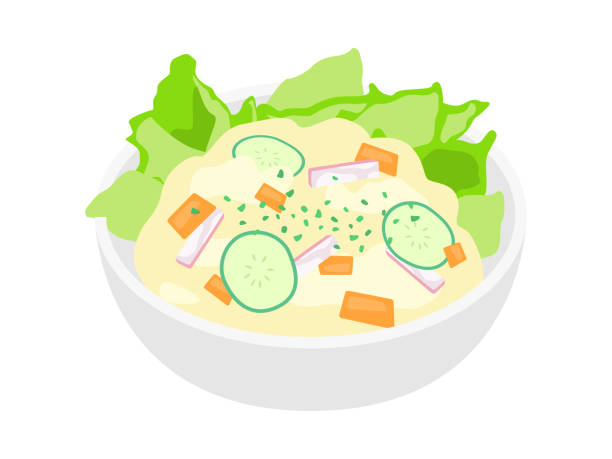185 Potato Salad Illustrations Clip Art Istock