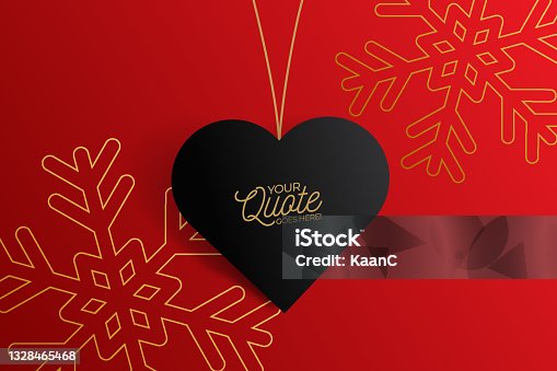 istock Sale Tag vector illustration. Hearth Shape Sale tag stock illustration with red gradient background. 1328465468