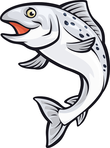 Salmon Mascot