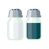 istock Salt and Pepper Icon on Transparent Background 1283404420