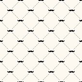 istock A sample background of a retro pattern of a mustache 450313385