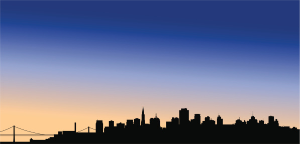 San Francisco Skyline at dusk