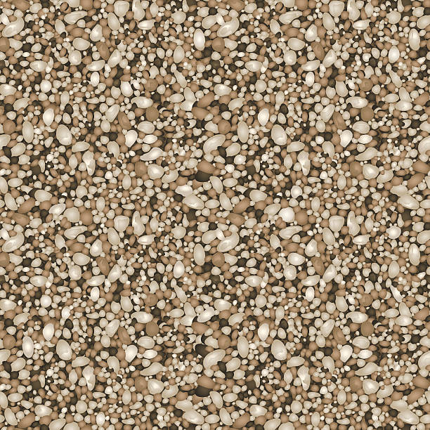 Sand texture pattern Sand texture in a seamless repeat pattern. gravel stock illustrations