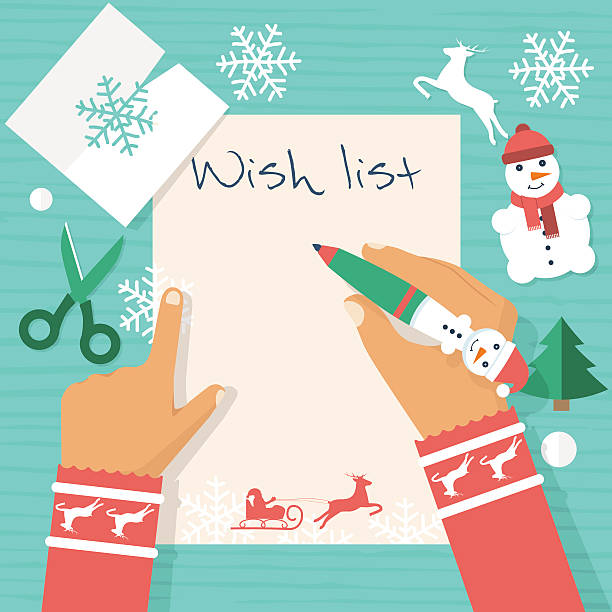Royalty Free Christmas List Clip Art, Vector Images & Illustrations