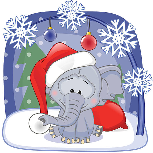 Best White Elephant Christmas Illustrations, Royalty-Free ...