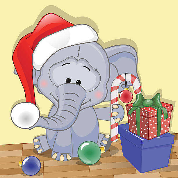 Best White Elephant Christmas Illustrations, Royalty-Free ...