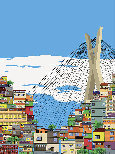 Sao Paulo vector art illustration