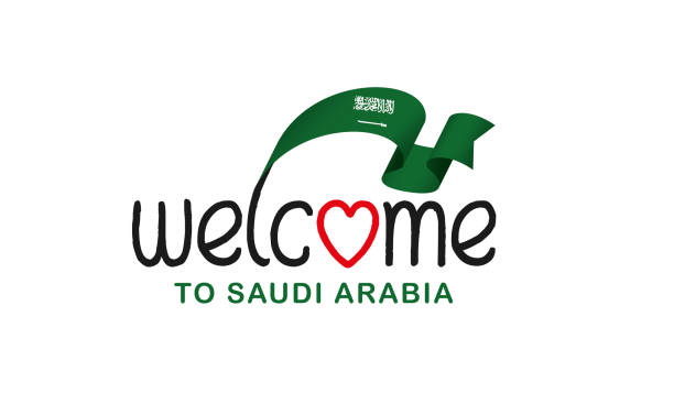 Saudi Arabia flag background Saudi Arabia, country, flag, vector, icon royalty free commercial use drawing stock illustrations