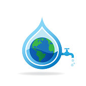 save water eps 10 vector file