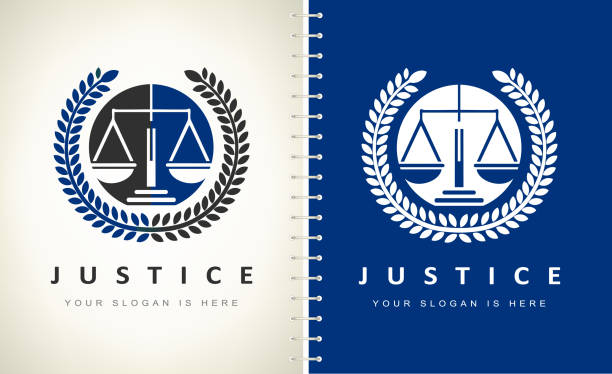 Scales of justice vector. Justice symbol. Scales of justice vector. Justice symbol. supreme court justices stock illustrations