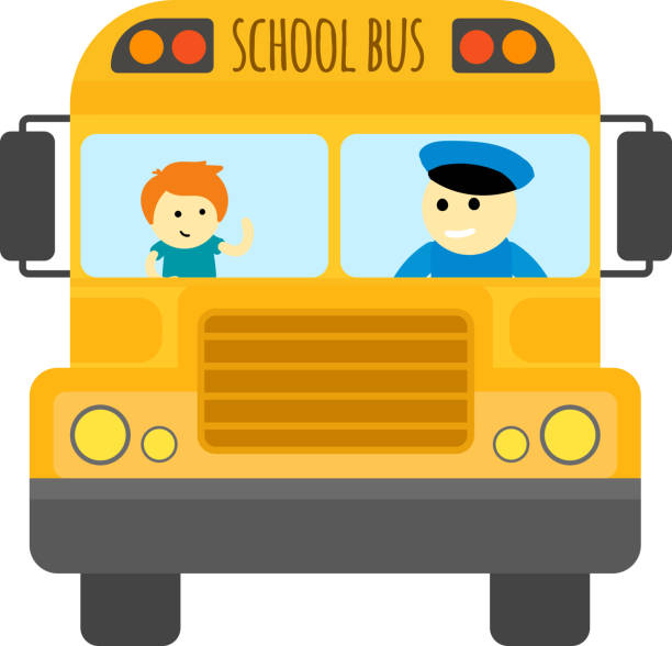 Royalty Free School Bus Stop Sign Clip Art, Vector Images ...