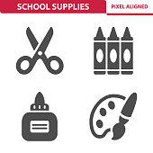 istock School Supplies Icons 931395192