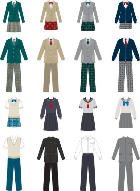 学生服 - 制服点のイラスト素材／クリップアート素材／マンガ素材／アイコン素材