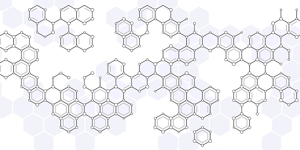 scientific hexagons