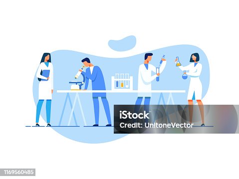 istock Scientific Team at Work in Research Laboratory 1169560485