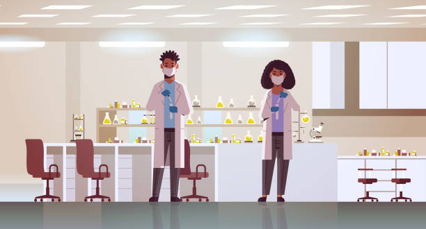 Lab Scientists, supported by Sterling