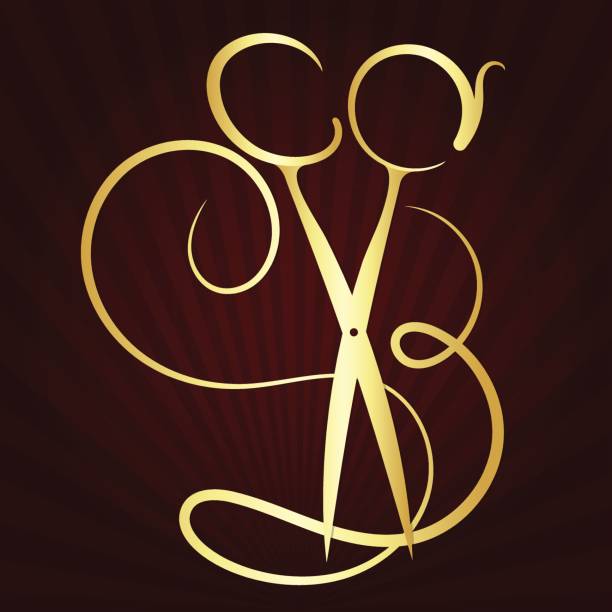 Luxury 70 of Gold Scissors And Comb Clipart