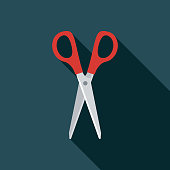 istock Scissors Flat Design Sewing Icon 1078702226